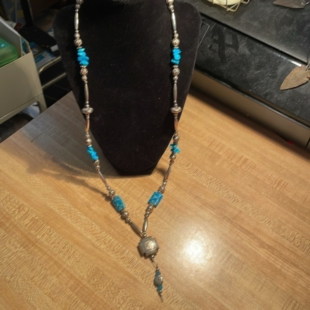 Sterling Silver & Turquoise Necklace #560560